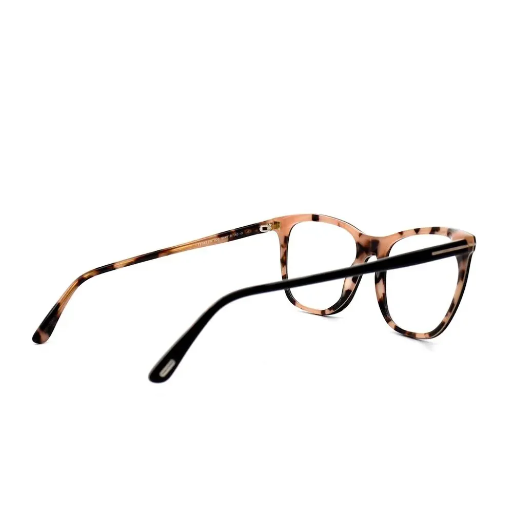 NEW TOM FORD TF5672-B 005 BLACK/HAVANA BLUE BLOCK LENS AUTHENTIC EYEGLAS…